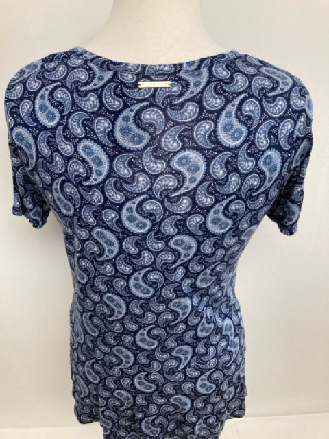 
                  
                    Women's Size Medium Michael Kors Blue Paisley Top
                  
                