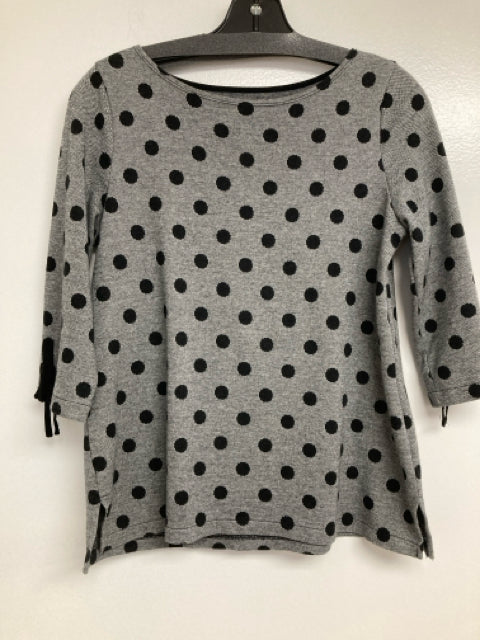 Women's Size SP Talbots Gray/Black Top