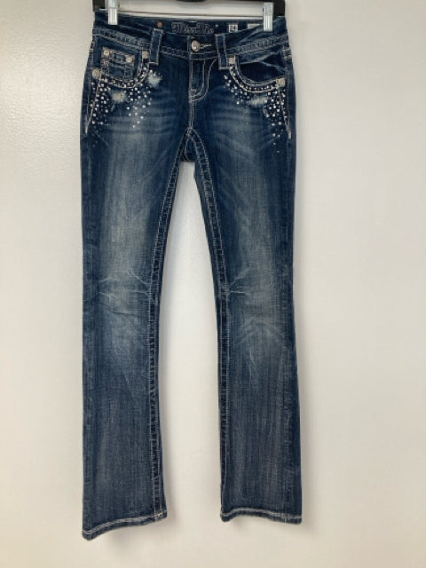 Women's Size 24 Miss Me Denim Bottom