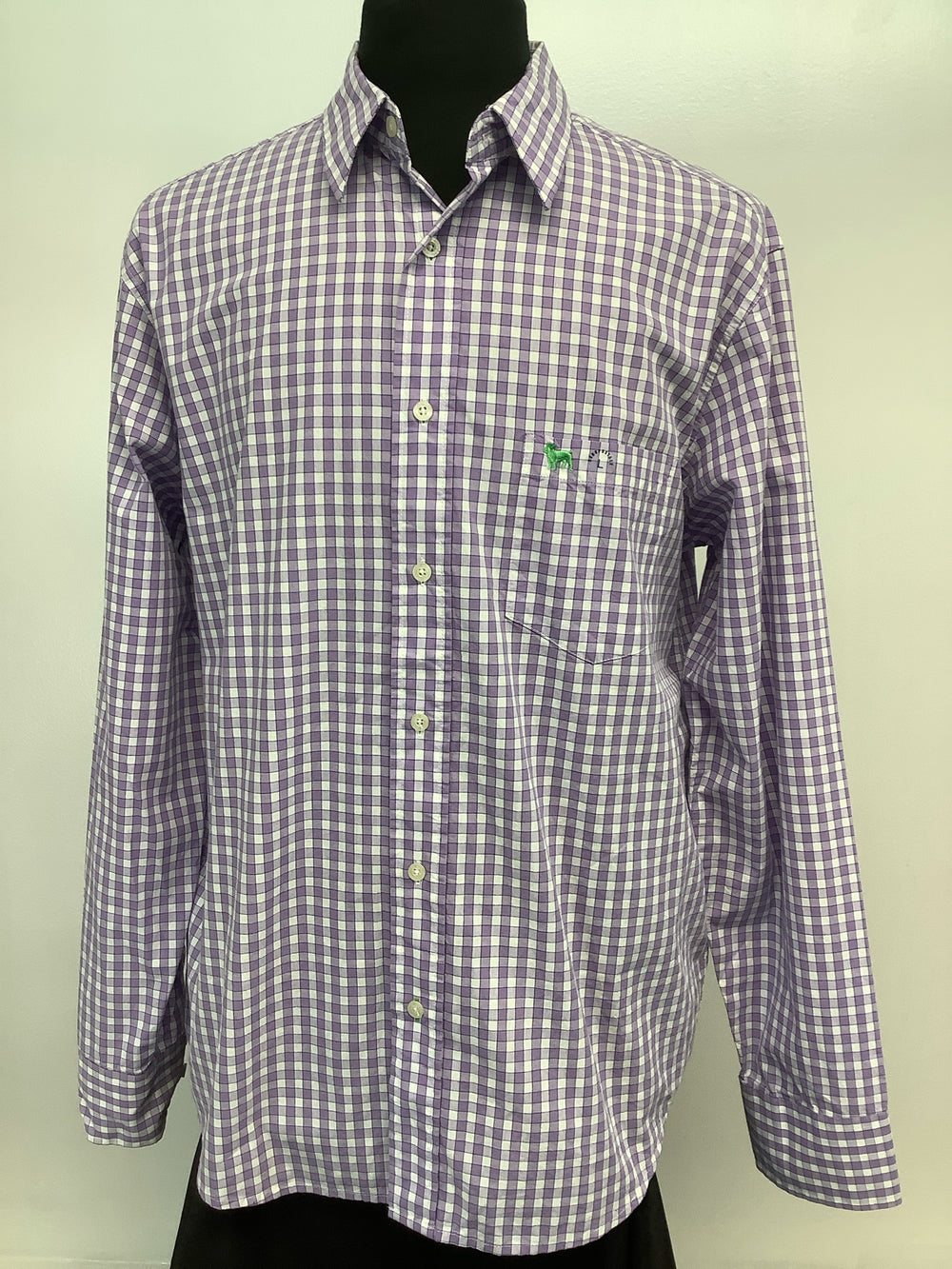 Aeropostale Purple / White Mens Size L Top