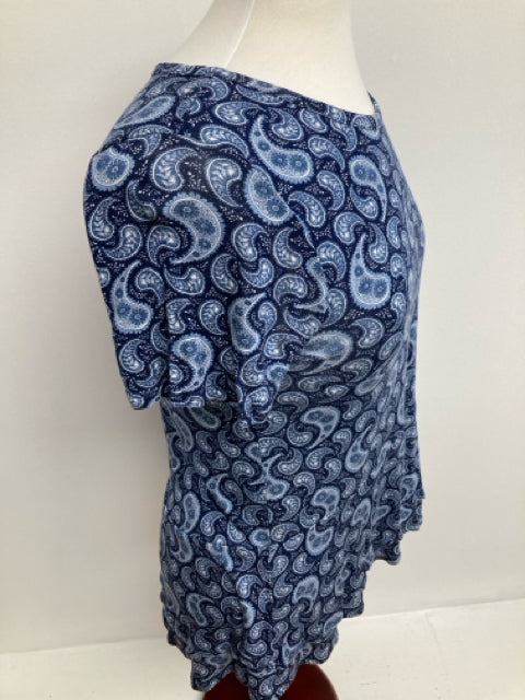 
                  
                    Women's Size Medium Michael Kors Blue Paisley Top
                  
                